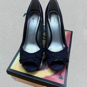 Womens Fioni Purple Koture Suede Heels - Size 7 1/2